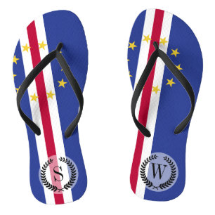 Cape Verde Flag Thongs