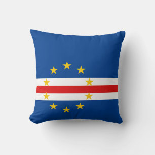 Cape Verde Flag x Flag Pillow