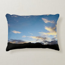 Cape Verde Island Twilight Sky Mountain Silhouette