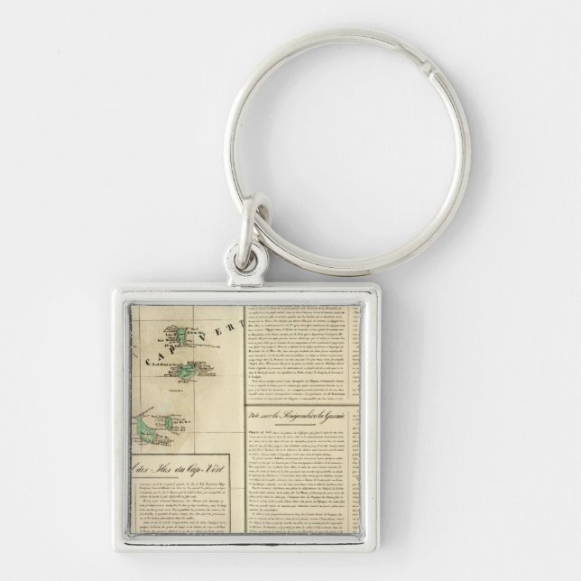 Cape Verde Islands Africa Key Ring (Front)