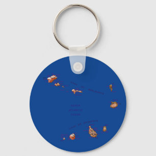 Cape Verde Map Keychain