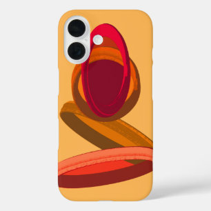 Cape Verde Rain to Cachupa Abstract Illustration iPhone 16 Case