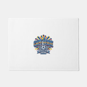 Cape Verde Soccer 2026 Soccer Bold Country Typogra Doormat