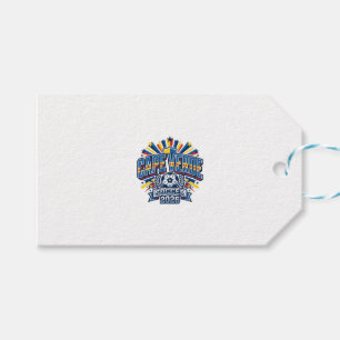 Cape Verde Soccer 2026 Soccer Bold Country Typogra Gift Tags