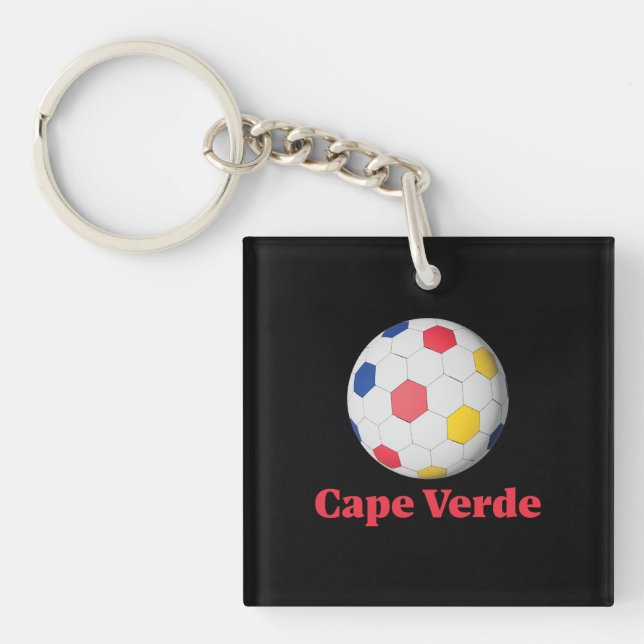 cape verde soccer key ring (Front)