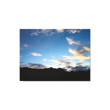 Cape Verde Twilight Mountain Silhouette Bold Sky