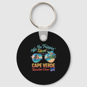 Cape Verde Vacation Cabo Verde Flag Pride Verdian Key Ring