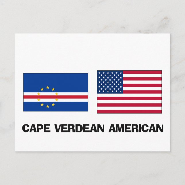 Cape Verdean American Postcard (Front)