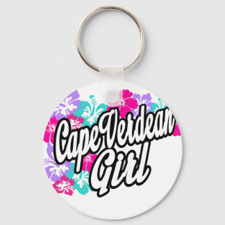 Cape verdean girl key chain