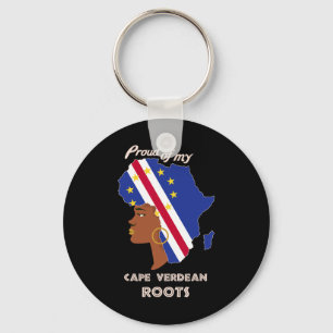 Cape Verdean Roots Black History Month Women's Key Ring