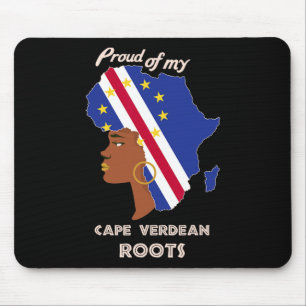 Cape Verdean Roots Black History Month Women's Mouse Pad