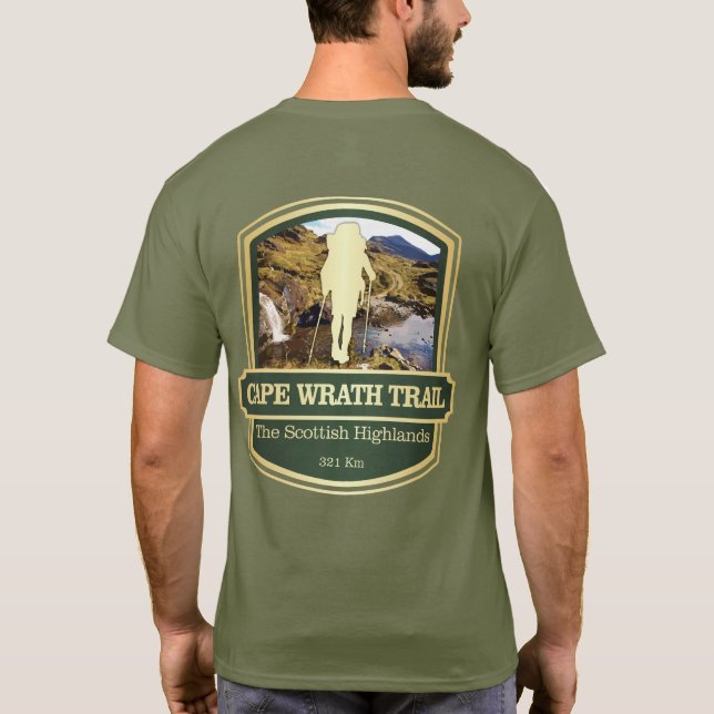 Cape Wrath Trail (B) T-Shirt (Back)