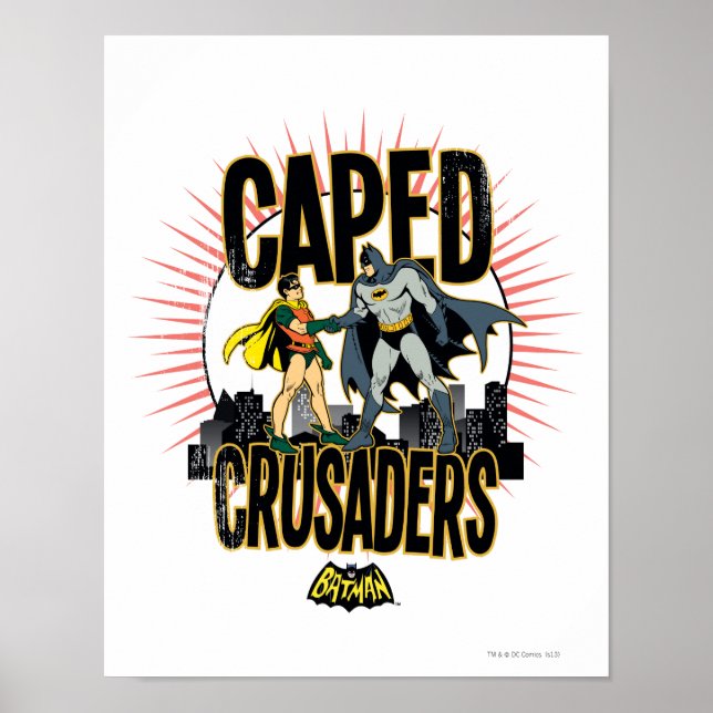 Caped Crusaders Graphic Poster (Front)