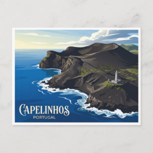 Capelinhos Volcano Horta Portugal Postcard