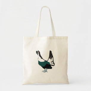 Capercaillie bird Art Budget Tote Bag