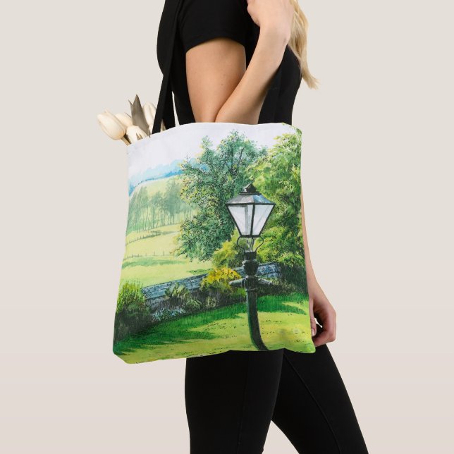 Capernwray Lamppost - Tote Bag (Close Up)