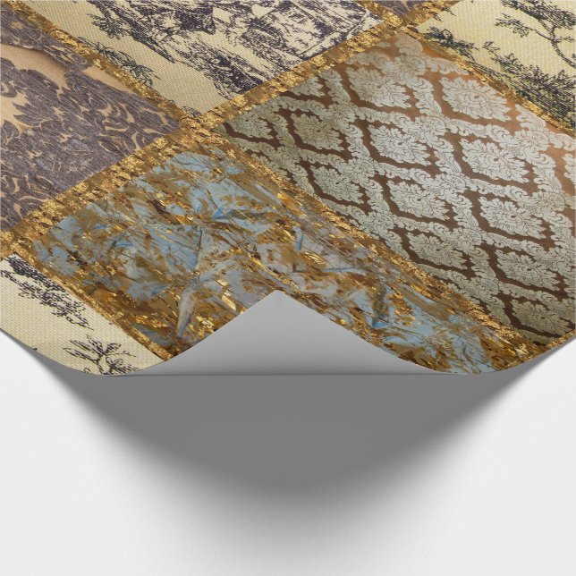 Capetian Elegant Quilt 15 Wrapping Paper (Corner)
