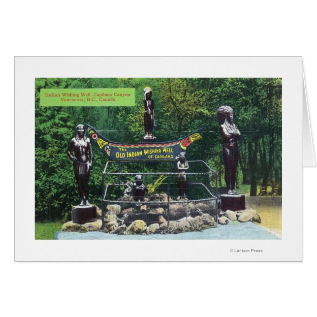 Capilano Canyon Indian Wishing Well View (Front Horizontal)
