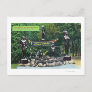 Capilano Canyon Indian Wishing Well View Postcard