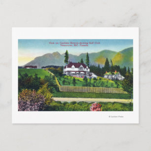 Capilano Estates Showing the Golf Club Postcard