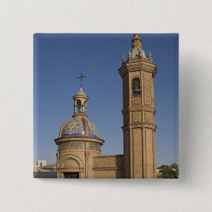 Capilla del Carmen, Seville, Spain 15 Cm Square Badge