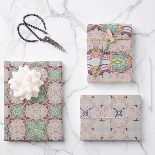 Capillary Caterpillar Wrapping Paper Sheets 3 (Front)