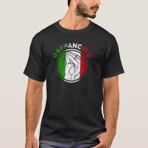 Capisci Vaffanculo Italian Flag Hand Gesture T-Shirt