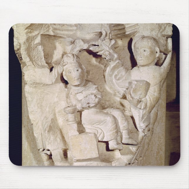 Capital a relief depicting mouse pad (Front)