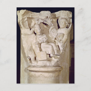 Capital a relief depicting postcard