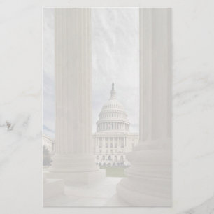 Capital building through the Courthouse Columns Stationery