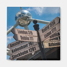 Capital City signs, Brussels