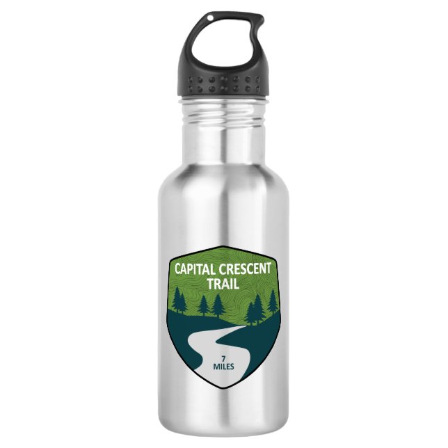 Capital Crescent Trail 532 Ml Water Bottle (Front)