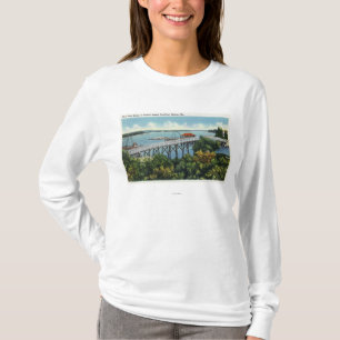 Capital Island New Foot Bridge View T-Shirt