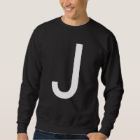 Capital Letter J Monogram Poppins Font Initial Alp