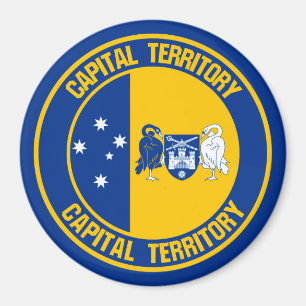 Capital Territory Round Emblem Magnet