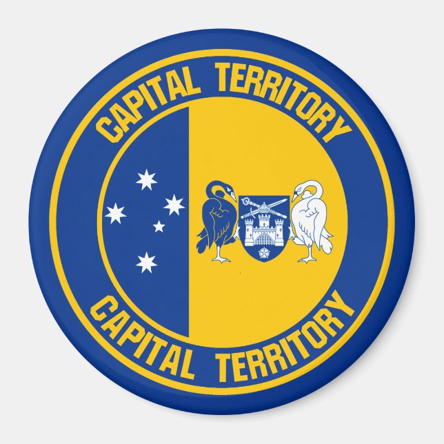 Capital Territory Round Emblem Magnet (Front)