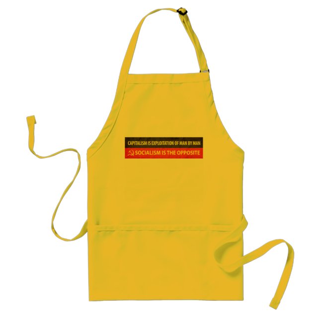 Capitalism and Socialism Standard Apron (Front)
