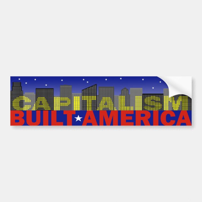 Capitalism Bumper Sticker (Front)