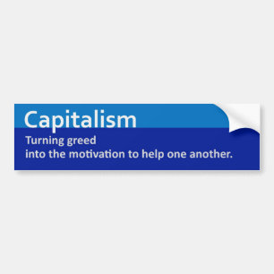 Capitalism Bumper Sticker 2