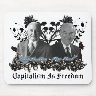 Capitalism / Freedom (ron paul, Mises) Mouse pad