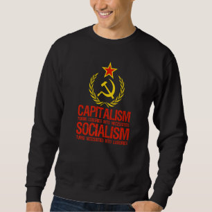 Capitalism Makes Socialism Takes Libertarianism Sweatshirt