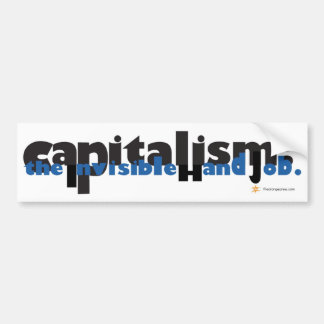 Capitalism: The Invisible Hand Job Bumper Sticker