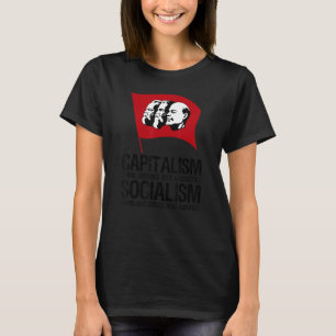 Capitalism Vs Socialism   Anti Communist   Pro Cap T-Shirt