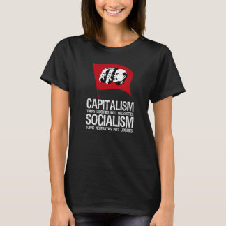 Capitalism Vs Socialism  Anti Communist  Pro Capit T-Shirt