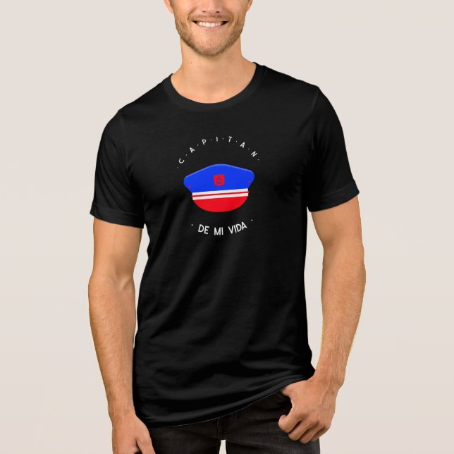Capitan De Mi Vida Tri-Blend Shirt (Front)