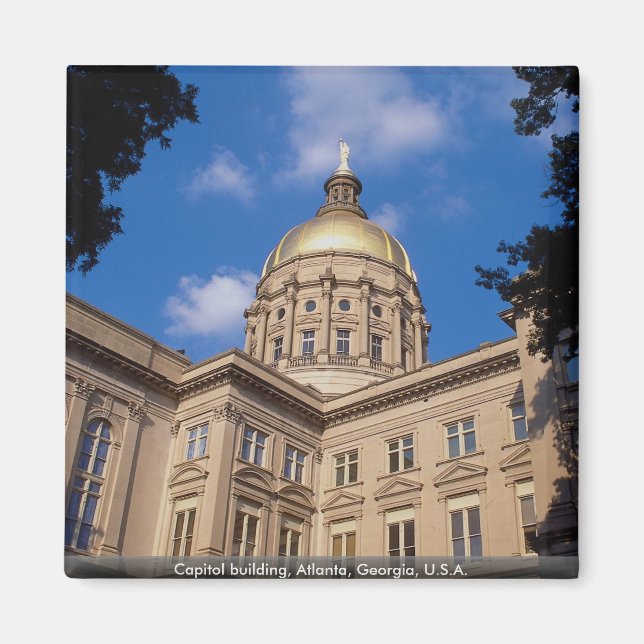 Capitol building, Atlanta, Georgia, U.S.A. Magnet (Front)