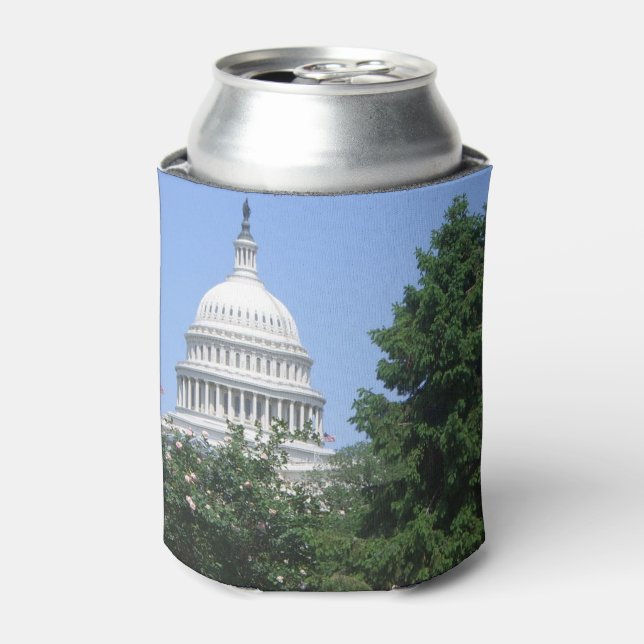 Capitol Building from Bartholdi Park Can Cooler (Can Front)