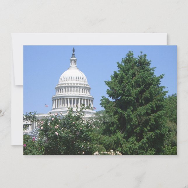 Capitol Building from Bartholdi Park Card (Front)