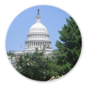 Capitol Building from Bartholdi Park Ceramic Knob