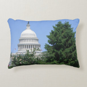 Capitol Building from Bartholdi Park Decorative Cushion